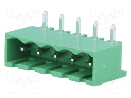 Pluggable terminal block; Contacts ph: 5mm; ways: 5; angled 90°