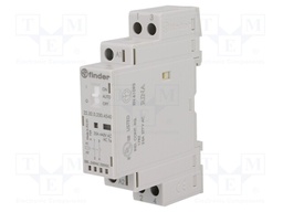 Relay: installation; monostable; NC + NO; Ucoil: 230VAC; 25A; IP20