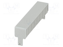 Cover; grey; UL94V-0; ME-IO 18,8; PA; X: 18.9mm; Y: 87.8mm; Z: 26mm