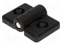 Hinge; Width: 54mm; technopolymer (PA); black; H: 36mm