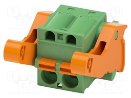 PCB connector, nominal cross section: 2.5 mm2, color: green,