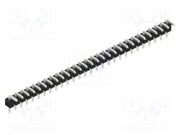 Connector: pin strips; pin header; male; PIN: 28; 2.54mm; THT; 1x28