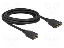 Cable; DisplayPort socket,both sides; DisplayPort 1.2; Len: 3m