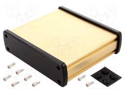 Enclosure: multipurpose; X: 146.6mm; Y: 129mm; Z: 41.6mm; aluminium