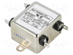 Filter: anti-interference; 250VAC; Cx: 100nF; Cy: 3.3nF; 0.5mH; 10MΩ