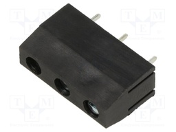 PCB terminal block; angled 90°; 7.5mm; ways: 3; on PCBs; terminal