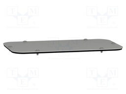Cable gland plate; steel; W: 130mm; L: 245mm; Spacial S3D; D: 1.5mm