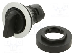 Switch: rotary; 22mm; Stabl.pos: 1; IP65; Pos: 2; Cutout: Ø22.3mm