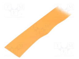 Heat shrink sleeve; glueless; 2: 1; 19mm; orange; polyolefine