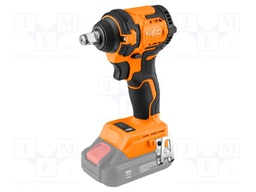 Impact wrench; battery; 2500rpm; max.350Nm; 18VDC; Mounting: 1/2"