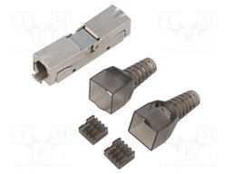 Plug; RJ45; PIN: 8; Cat: 6; shielded; Layout: 8p8c; for cable
