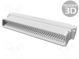 Connector: wire-board; PIN: 68; shielded; for ribbon cable; plug