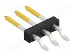 Connector: pin strips; pin header; male; PIN: 3; 2mm; SMT; 1x3; 100V