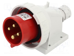 Connector: AC supply 3-phase; socket; male; 32A; 400VAC; IEC 60309
