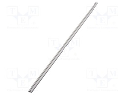 Profiles for LED modules; silver; 1m; JAZ; aluminium; anodized