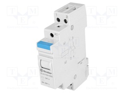 Relay: installation; monostable; NC x2; Ucoil: 24VDC; Mounting: DIN