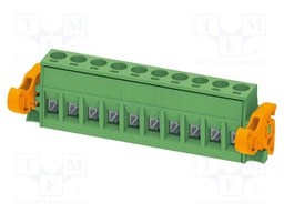 PCB connector, nominal cross section: 2.5 mm2, color: green,