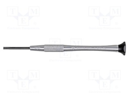 Screwdriver; slot; precision; 2,0x0,4mm; Blade length: 22mm