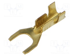 Tip: fork; 0.75÷2mm2; crimped; for cable; straight; non-insulated