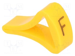 Markers for cables and wires; Label symbol: F; 6÷10.5mm; H: 16mm