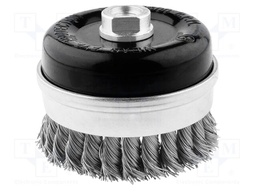 Tool accessories: cup brush; steel; 100mm; Thread: M14