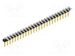 Connector: pin strips; pin header; male; PIN: 25; 2mm; THT; 1x25