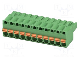 PCB connector, nominal cross section: 2.5 mm?, color: green,