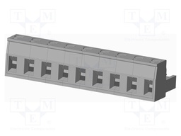 Connector: pluggable terminal block; plug; female; straight; grey