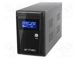 Power supply: UPS; 650W; 1000VA; 195÷255V; 350x120x188mm; 7Ah; 6h