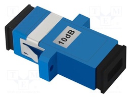 Transition: attenuator; SC/UPC,both sides,female; 10dB