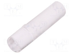 Fibre for LED; round; Ø1.7mm; Front: flat; straight; UL94V-2