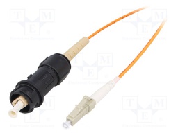 Connector: fiber optic; patchcord; PIN: 1; bayonet; Buccaneer 4000
