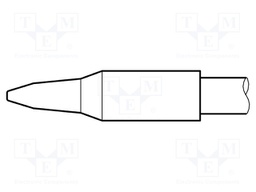 Tip; chisel; 2.2x1mm; longlife