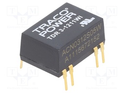 Converter: DC/DC; 3W; Uin: 4.5÷18V; Uout: 5VDC; Iout: 600mA; DIP8