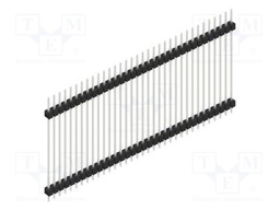 Connector: pin strips; pin header; male; PIN: 34; 2.54mm; THT; 1x34