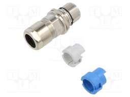 Enclosure: for M23 connectors; for panel mounting,for cable