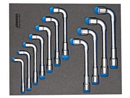 Wrench-set; 6-angles,L-type; 11pcs.