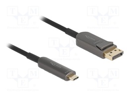 Cable; DisplayPort plug,USB C plug; DisplayPort 2.1,optical