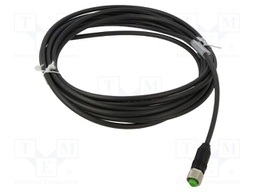 Cable: for sensors/automation; M12; straight; 5m; plug; 7000; PUR