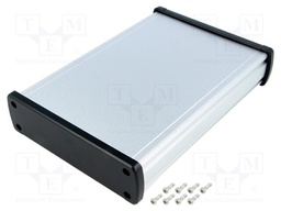 Enclosure: multipurpose; X: 146.6mm; Y: 209mm; Z: 41.6mm; aluminium