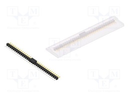 Connector: pin strips; pin header; male; PIN: 33; 2.54mm; SMT; 1x33