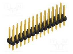 Connector: pin strips; pin header; male; PIN: 28; 2mm; THT; 2x14
