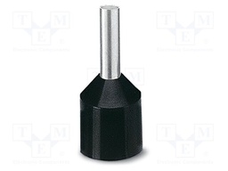 Tip: bootlace ferrule; insulated; copper; Bit len: 8mm; tinned