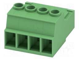 PCB connector, nominal cross section: 6 mm?, color: green, n