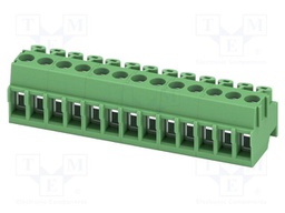 PCB connector, nominal cross section: 1.5 mm?, color: green,