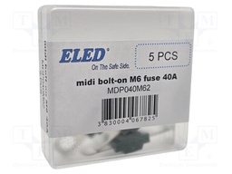 Fuse: fuse; 40A; 58VDC; automotive; 41mm; M6 screw; 41x12x8.24mm