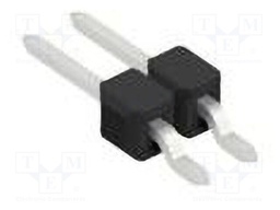 Connector: pin strips; pin header; male; PIN: 2; 2.54mm; SMT; 1x2