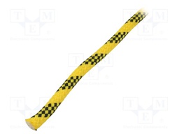 Rope; polypropylene; Ørope: 10mm; L: 25m; with a core; yellow