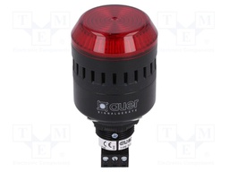 Signaller: lighting-sound; 24VAC; 24VDC; Colour: red; IP65; 58mA