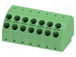 PCB connector, nominal cross section: 2.5 mm?, color: green,